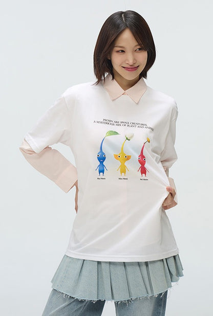 [預購款]SPAOxPIKMIN 短袖 白色 T-shirt